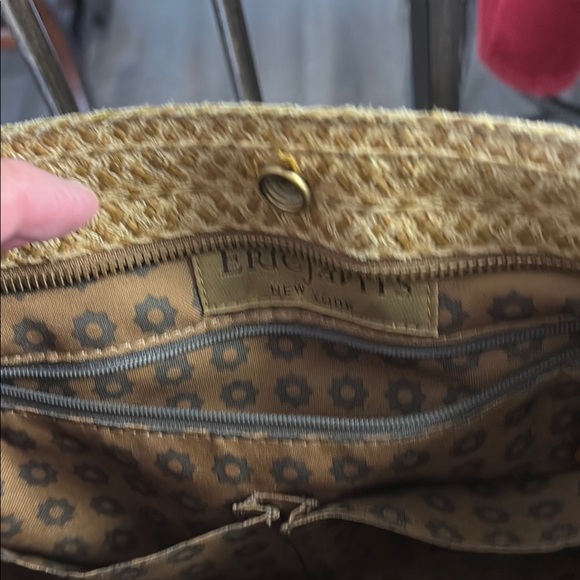 Eric Javits Tan Woven Bag - Picture 3 of 15